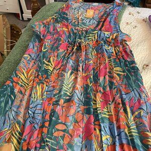 Kona Sol Full Length Beach Coverup  XL